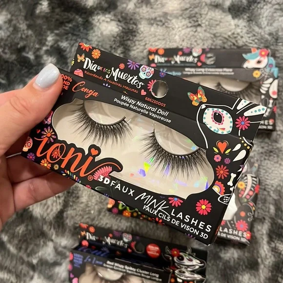 RARE Ioni Lashes Dia de los Muertos LIMITED EDITION FLASH SALE! SET OF 6 LASHES